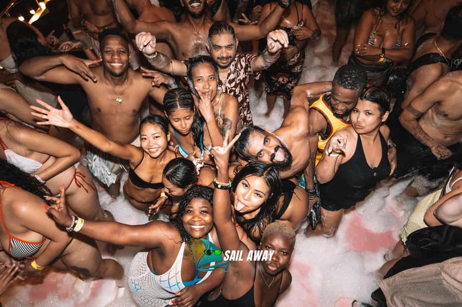 Sailaway Phuket Boat Party - Water Safety on a Party Boat: Slides, Jumps, and Stronger Currents