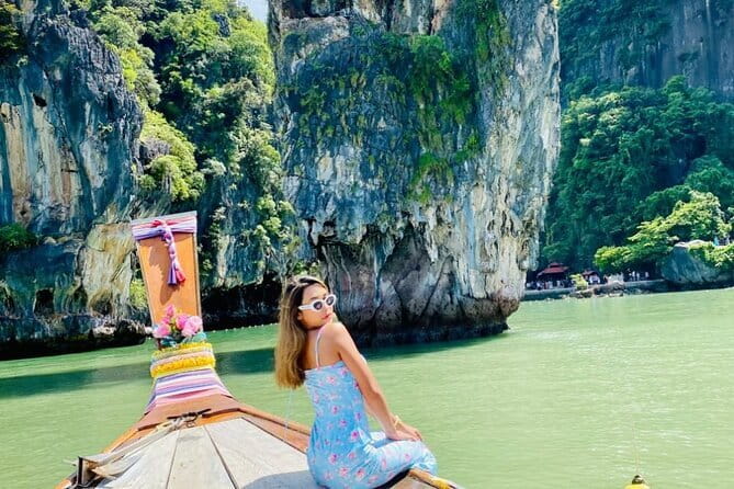 Small Group Bioluminescent Canoe&Twilight Adventure Phang Nga Bay - James Bond Island sunset and dinner: the famous photo moment, timed right