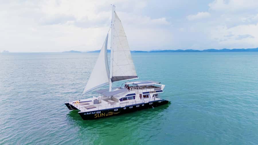 SUNWIND Phuket: Coral and Racha Islands Catamaran Tour - A full-day catamaran plan that’s built for “beach + swim” days