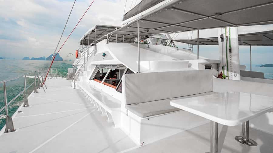 SUNWIND Phuket: Coral and Racha Islands Catamaran Tour - Coral Island: the lunch-and-beach anchor of the whole day