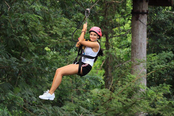 World B+ (Zipline 18 Platforms + Roller + Sky Walk with World Set Menu ) - Zipline Circuit Details: 9 Rides and the Big Numbers